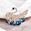 High-end metal universal brooch lapel pin, pin from pearl, accessory, Korean style, wholesale