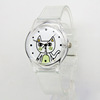 Watch, plastic fresh quartz watches PVC, wholesale