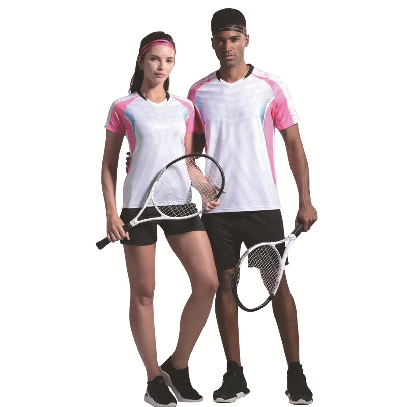 Manufactor customized Badminton clothing wholesale lovers suit Tennis Table Tennis men and women Athletic Wear Can be printed logo