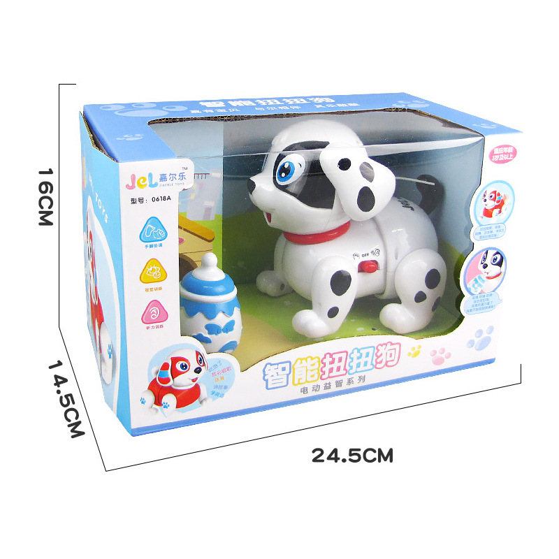 Tiktok misma botella eléctrica lamiendo perro luz historia de la música gateando niños puesto Venta caliente al por mayor juguetes