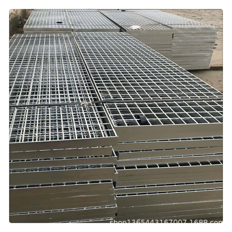 热镀锌钢格板505/30/100 道路俩侧水沟盖板 钢格板沟盖集水井盖