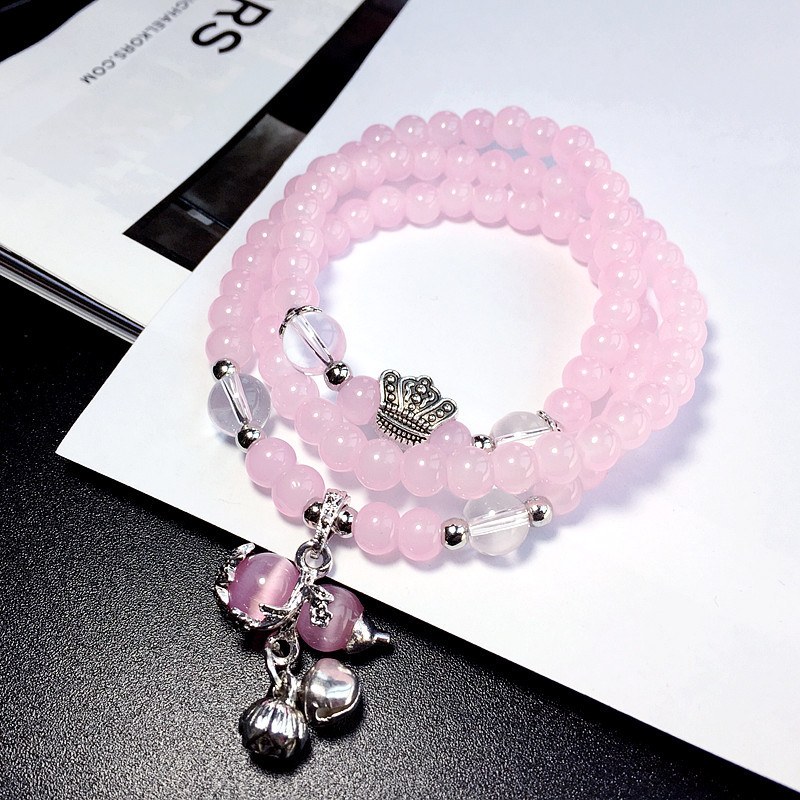 Pulsera Multicapa De Cristal display picture 1