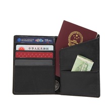 外貿原單 新款羊皮護照包 中性護照夾證件袋機票夾 卡包超薄潮