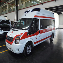 Ford新世代V348高福星顶监护型负压救护车120医院医疗救援车