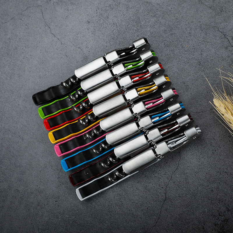 红酒葡萄酒开瓶器 用便携海马刀酒刀 启瓶器 不锈钢材料 可印LOGO