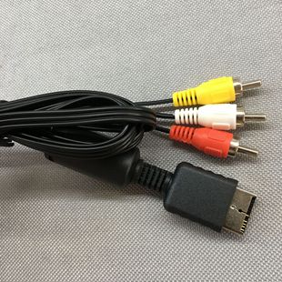 Factory Direct PS2 PS3 Game Console Cable Av Line Three -Row Line 1,8M Spot