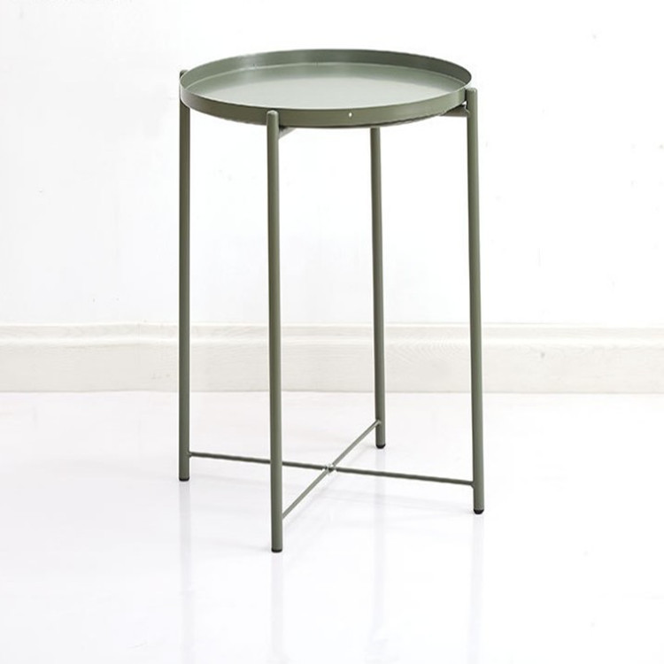 分销格拉登托盘桌北欧简约家具边几铁艺小圆桌圆盘桌沙发边桌金属|ms