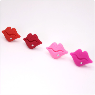 跨境母婴产品婴儿搞笑带钻硅胶奶嘴安抚奶嘴喂养宝宝嘴唇安抚奶嘴|ru