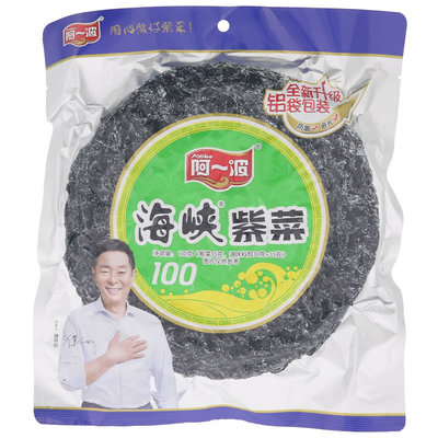 阿一波紫菜 无沙真空凉拌紫菜 圆形紫菜 海峡紫菜带调料包 100克