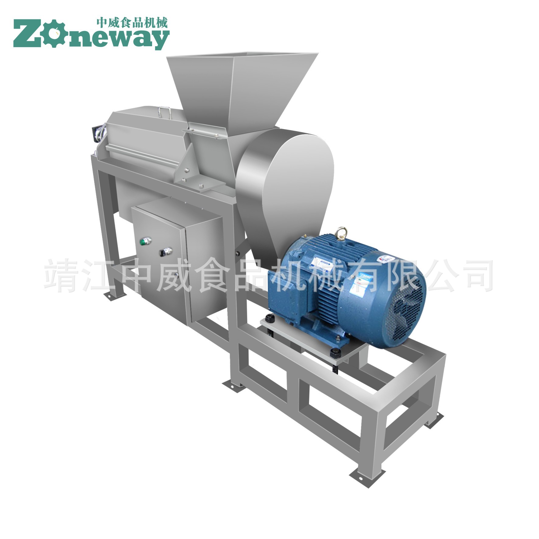 ZJZ型气动螺旋榨汁精制机 果汁压榨精制过滤设备 果浆精榨粗滤机