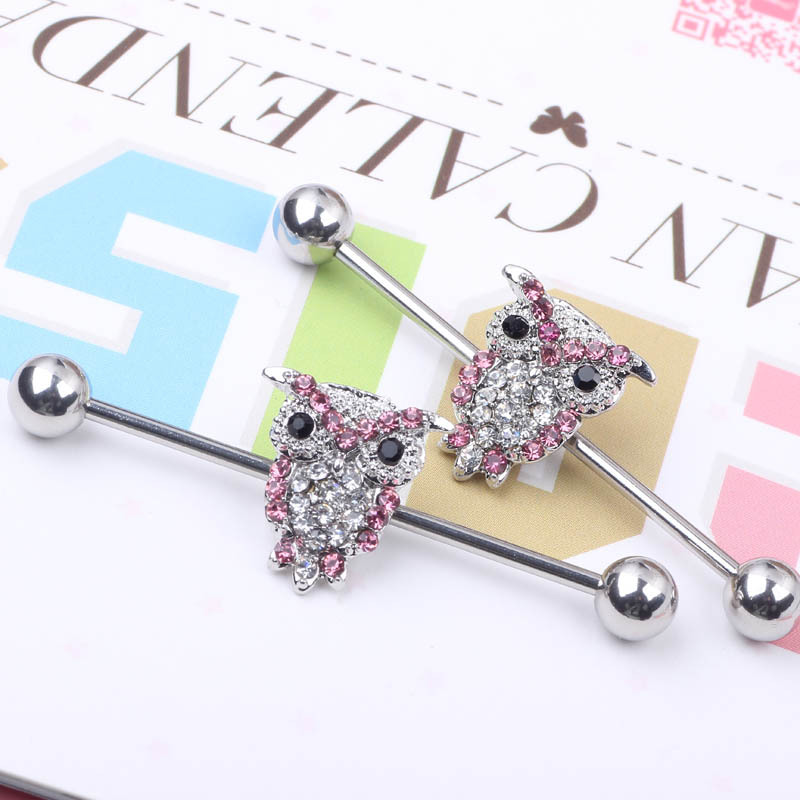 Labret piercing jewelry detail image