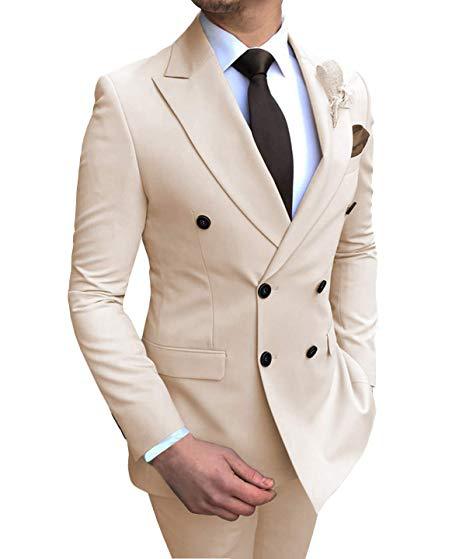 Suit suit men's two-piece groomsmen cost...