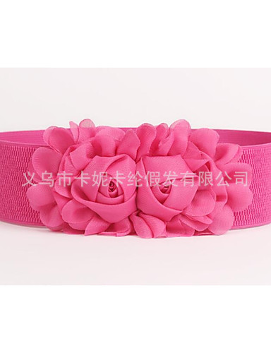 Cinturón tallado de moda hermoso estilo retro cinturón de cuero exterior