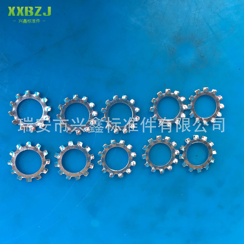 厂家供应内外多齿垫圈 内外锁紧垫圈 机械工业用紧固件