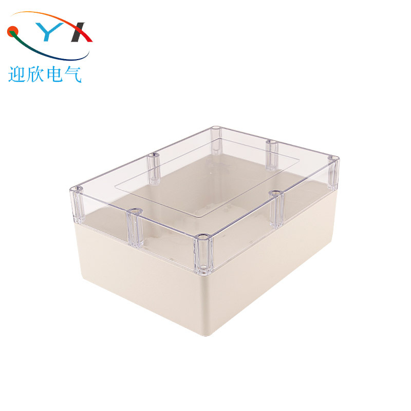 320*240*140mmPC料透明盖 开关电路接线盒电机仪器组件塑料接线盒