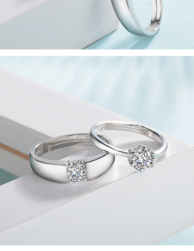 Fashion Geometric Copper Rhinestones Rings