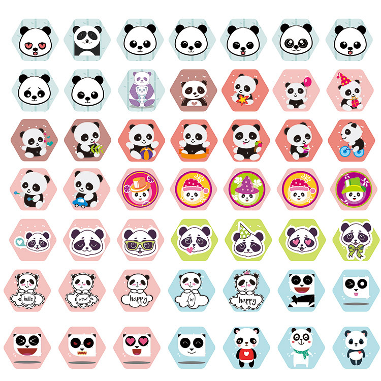 熊猫系列-6边形书签-20190618-