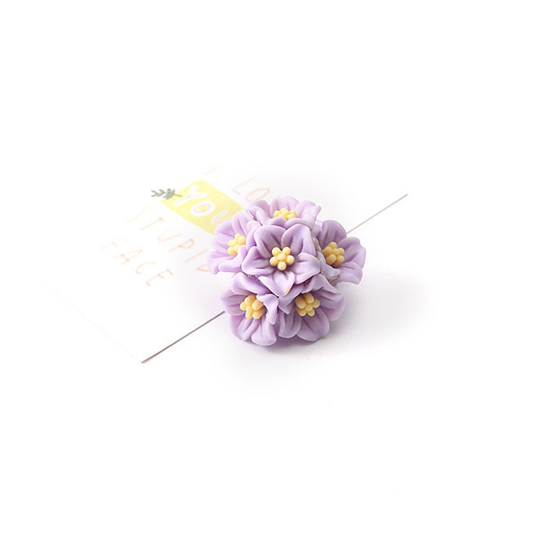 Sweet Flower Cloth Hair Tie 1 Piece display picture 5