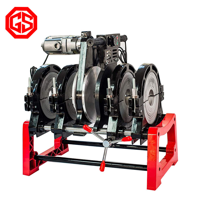 90-250 four-ring hot melt butt welding machine PE hot melt pipe welding machine manual hot melt welding machine plastic pipe welding machine