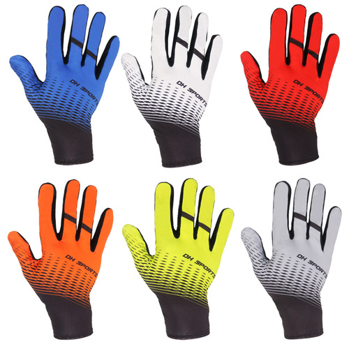 Long finger riding gloves bicycle autumn full finger motor fishing touch screen gloves breathable comfortable