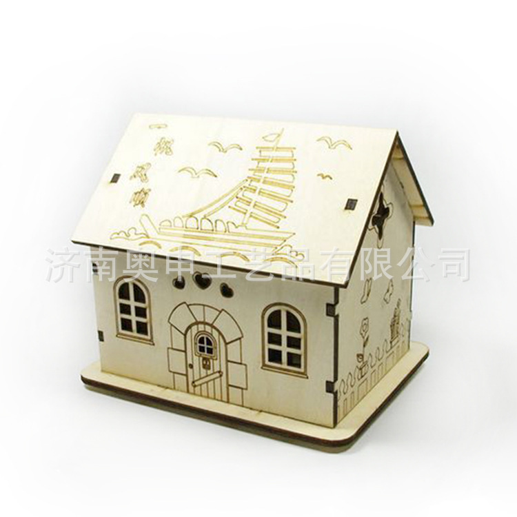 济南奥申创意木盒存钱罐加工定制