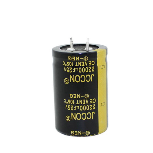 25V 22000uF JCCON black gold audio power amplifier brand new aluminum electrolytic capacitor 30x45
