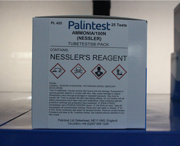 百灵达 氨100N （纳氏试剂法）0.15-12，0.7-50mg/L 试管试剂