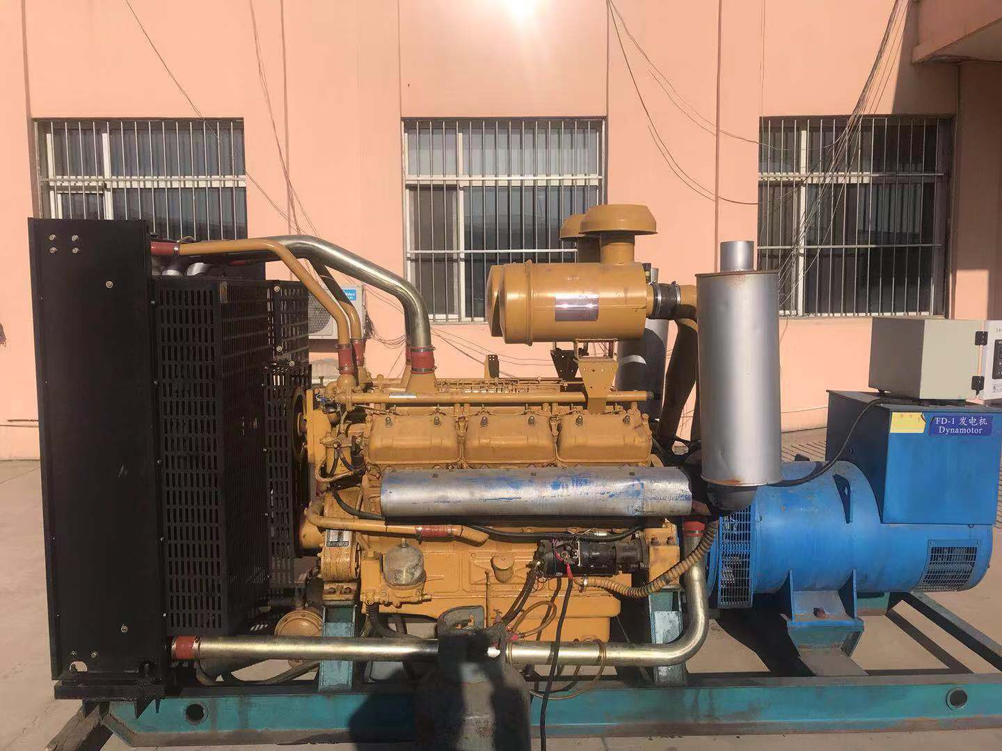 沈阳低价转让闲置柴油发电机组 300KW上柴发电机 400KW上柴股份