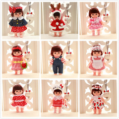 Xiao Le Mei Doll Clothes Accessories Grid Top Onesie Pants Set Multiple Cute Plush Clothes