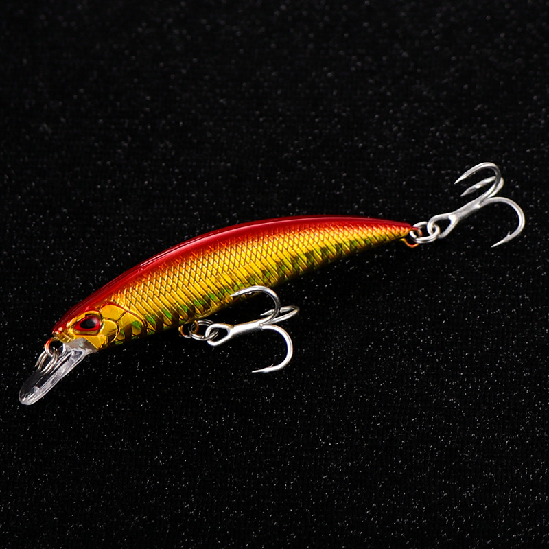 Sinking Minnow Lures Shallow Diving Minnow Baits Bass Trout Fresh Water Fishing Lure