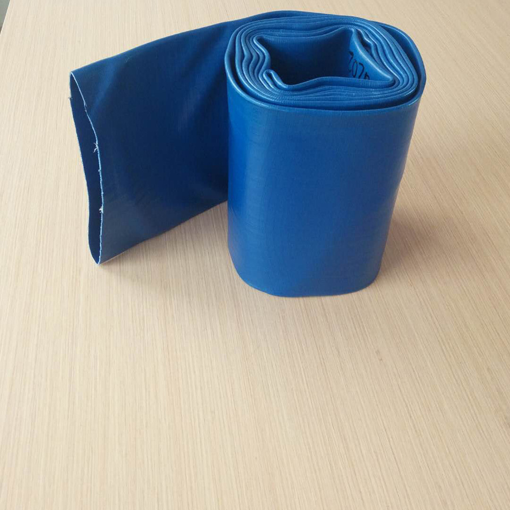 DN150mm 6寸大口径 PVC涂塑蓝水带 现货