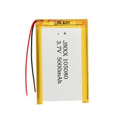 105080 Polymer Lithium Battery 5000mAh 3.7V Mobile Power Supply for Sweeper and Human Power Bank LED Light Product A