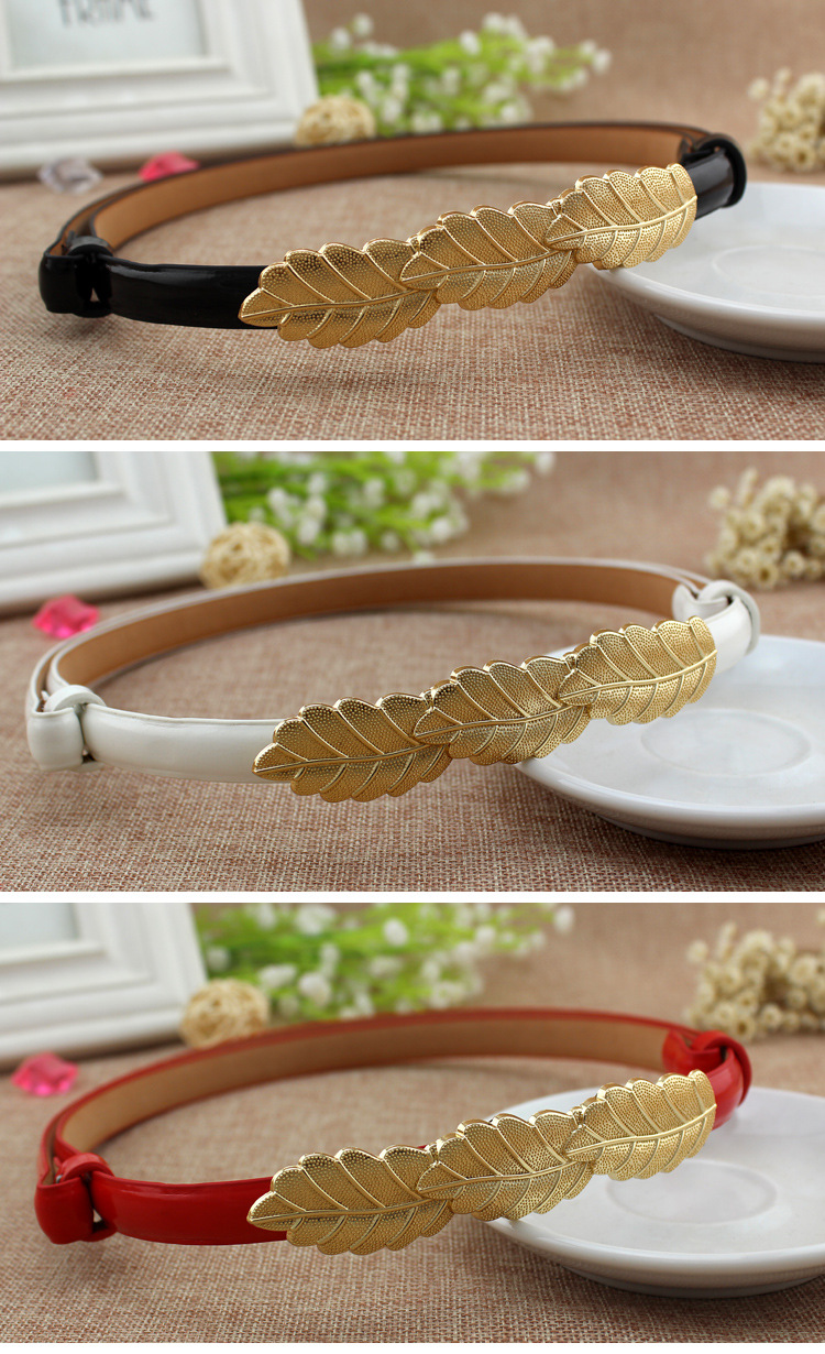 Ceinture de robe à boucle polyvalente de Style coréen pour femmes, avec ceinture décorative fine couleur bonbon, réglable_voghion.com