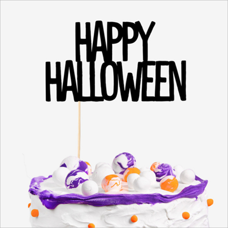 Halloween Letter Paper Party Cake Decorating Supplies display picture 1