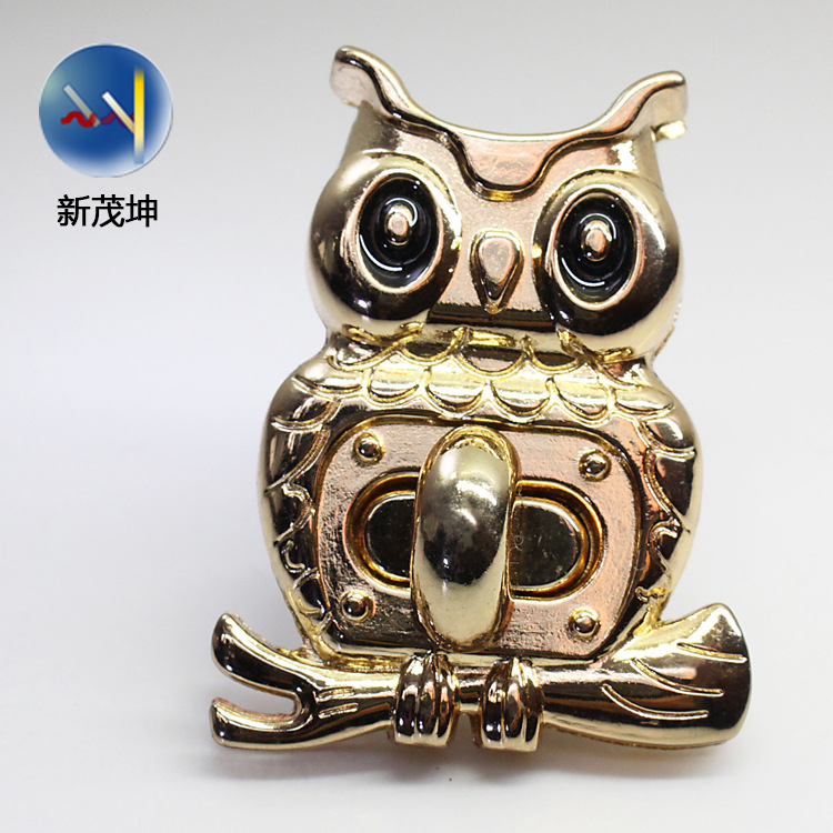 Manufactor Direct selling Hardware fashion Kirsite Owl Lock catch Lock box Clothes & Accessories die-casting Lock catch