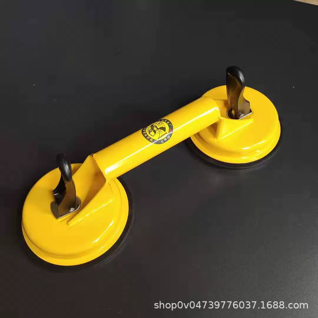 Оптовая алюминиевый сплав с двумя когтями стеклянная присоска для напольной плитки утолщенный прочный резиновый всасывающий подъемник