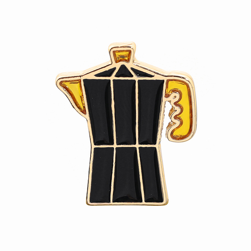 10g Weight Brooches Classification Daily Occasion Alloy Material Cartoon, Colorful, Badge, Cup, Cattle Pattern Unisex Gender Fashion Style Enamel, Enamel Craft Fashion Pin Cartoon Colorful Badge Alloy Enamel Unisex Brooches 12