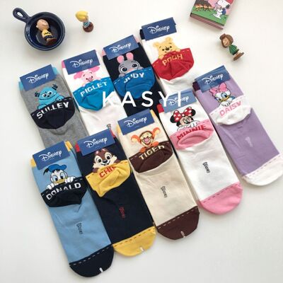 the republic of korea Imported Socks wholesale 18 Autumn and winter lovely Socks Cartoon personality animal Cotton socks KIKIYA Medium hose