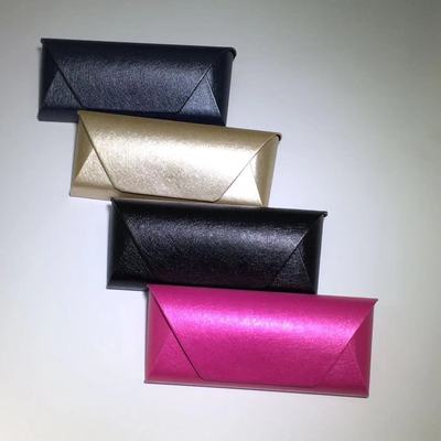 直销2018新款PU手工眼镜盒 老花镜光学镜太阳镜眼镜盒可定制logo|ms