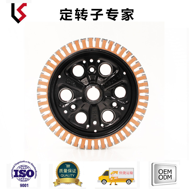 外径206.8 槽数48 轴孔17/19/23 内径161.5 高效卷绕冲片 铁芯 KS