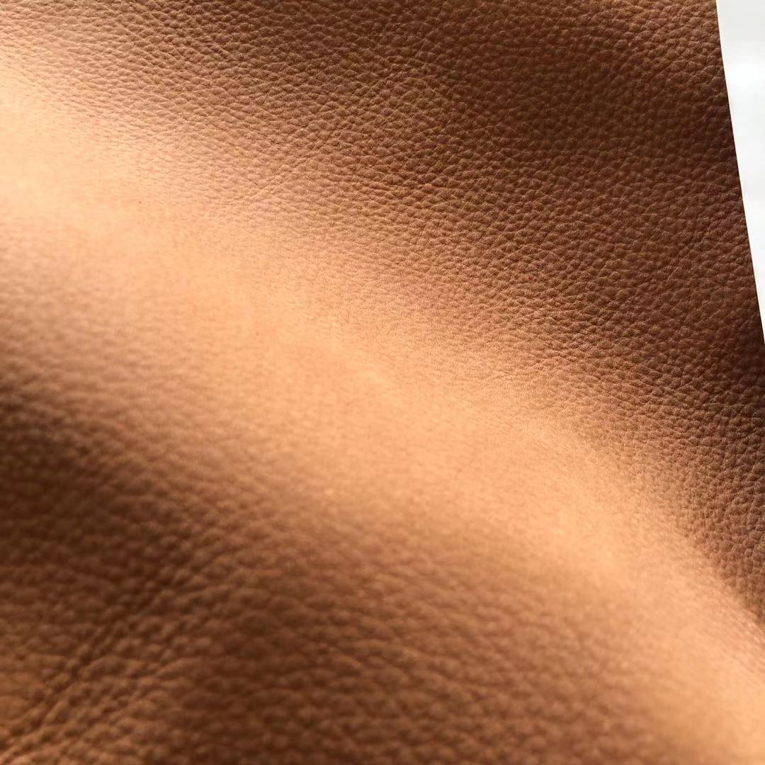 頭層牛皮磨砂摔咖色 鞋包皮带真皮皮料
