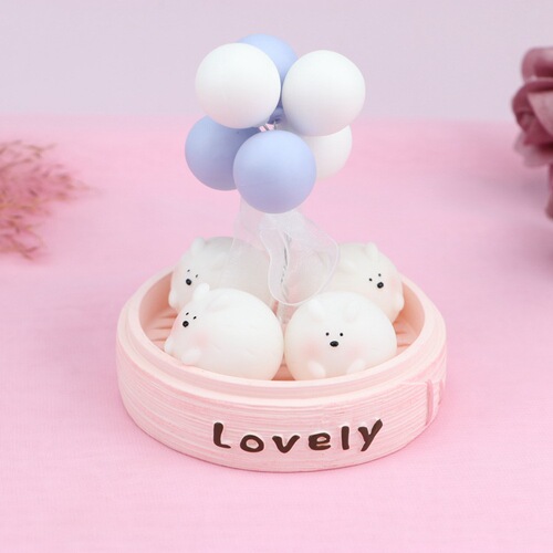 Creative Romantic Pig Mickey Mouse Balloon Car Interior Decor Car Ornament Baking Cake Decoration Ornament