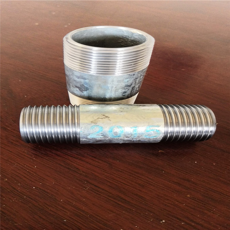 数控车床生产加工 金洲牌燃气管道专用外丝接头镀锌双丝接头