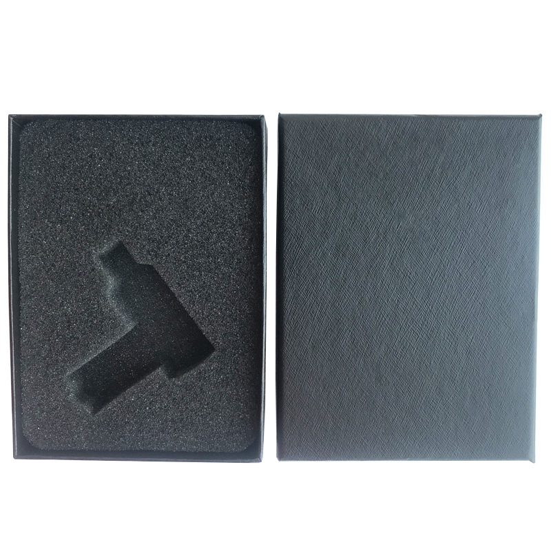 厂家批发U盘天地盖纸盒 黑色天地盖包装盒 U盘临平包装盒定制