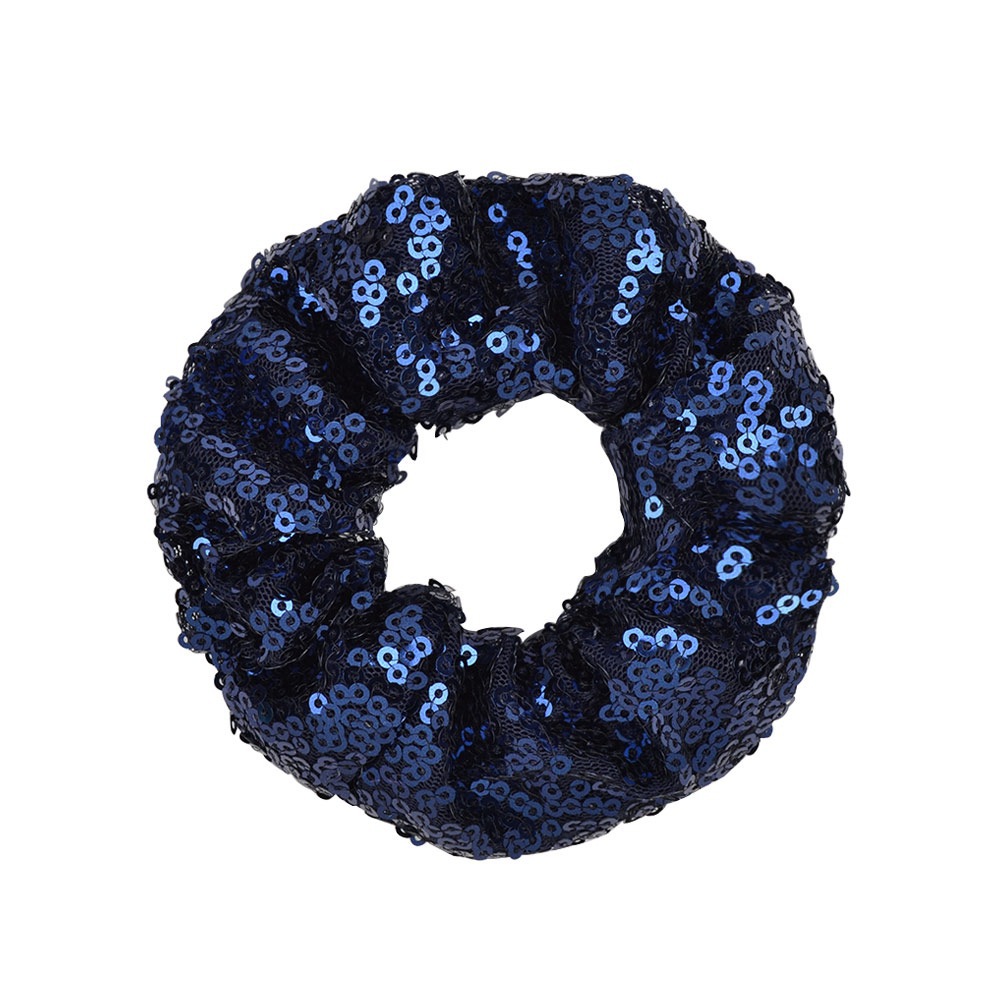 New Colorful Fish Scale Sequins Hair Scrunchies Set display picture 9