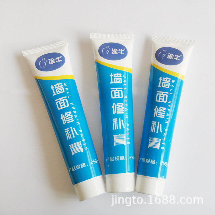 厂家批发白桶补墙漆补墙膏 墙面修补腻子膏分装乳胶漆水性涂料|ms