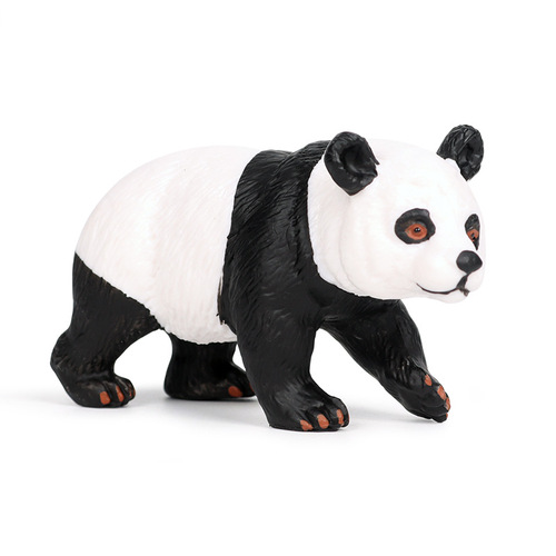 Children's science and education cognitive solid simulation wild animal model giant panda crawling panda toy hand-made ornaments