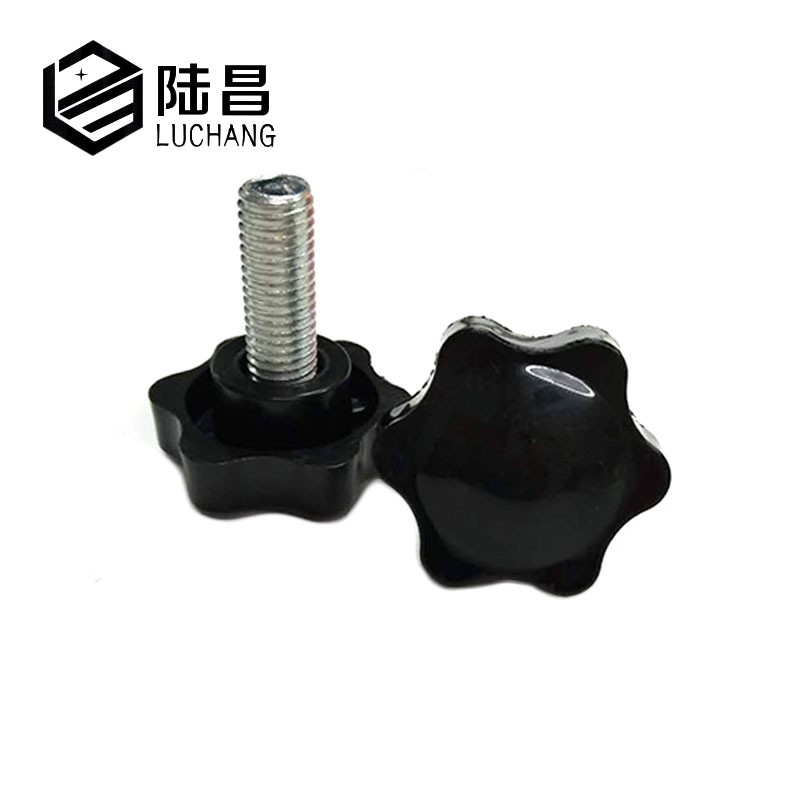六角形手轮手拧螺丝25# 梅花手柄螺丝 星型螺丝 M5 M6