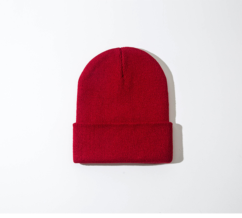 126g Weight Wool Cap Hats Type Daily Occasion Acrylic Material Solid Color Pattern Winter Season Women'S Gender Sewing Design Simple Style Style Crimping Rim Women'S Simple Style Solid Color Sewing Crimping Wool Cap 18