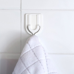 Deli/Geti 19351 Adhesive Wall Hook for Kitchen - No-Hole Mounting Glue Hook